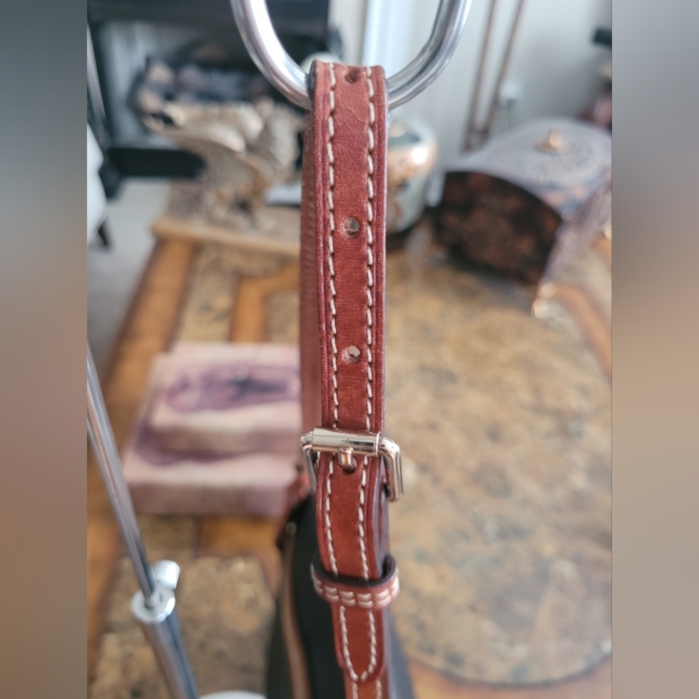 Dooney & Bourke Black and Brown Bag - Picture 5 of 12